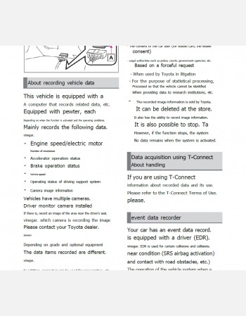 toyota voxy 2023-2024 owners manual in english